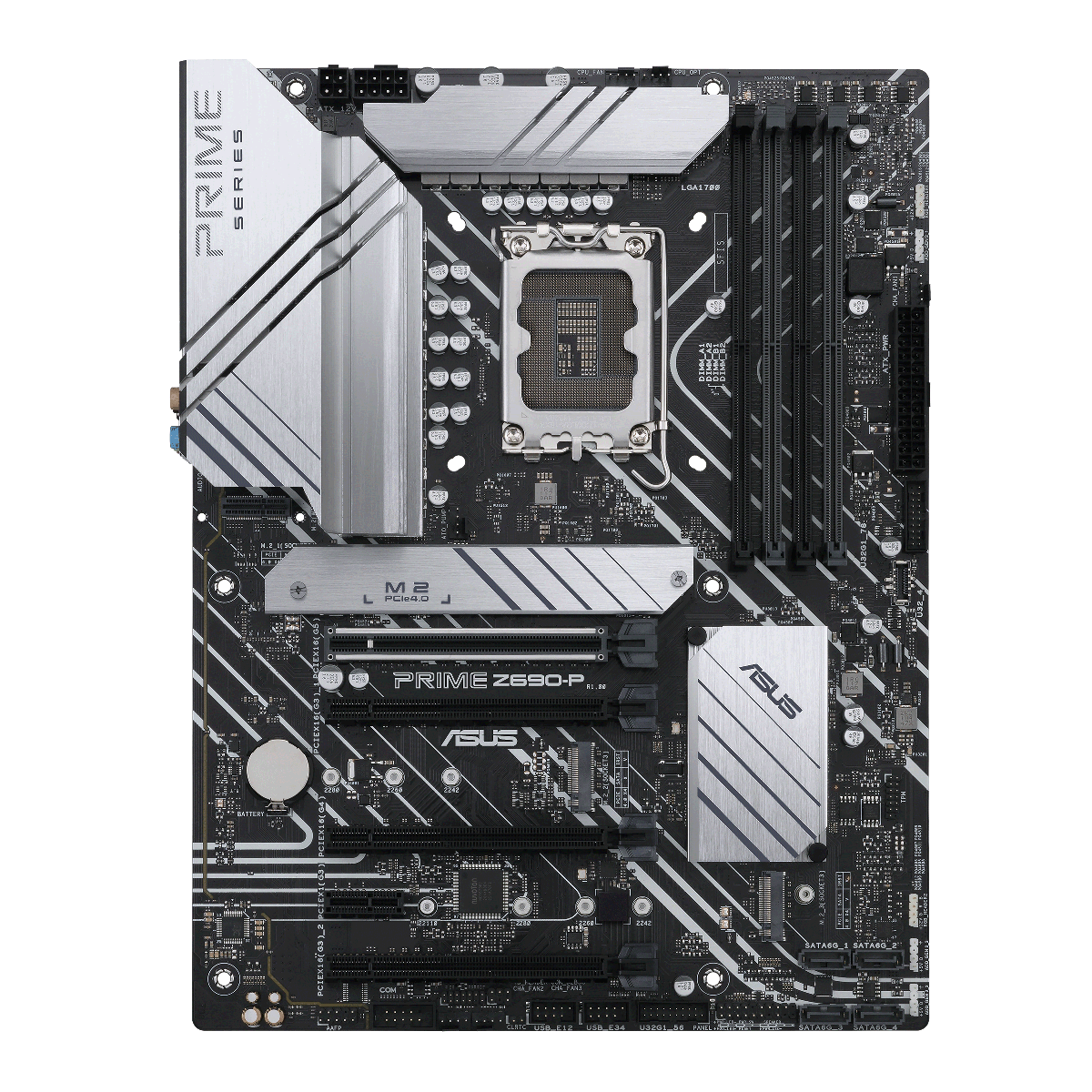 Дънна платка ASUS PRIME Z690-P, LGA 1700, ATX, DDR5, PCIe 5.0, Aura Sync RGB