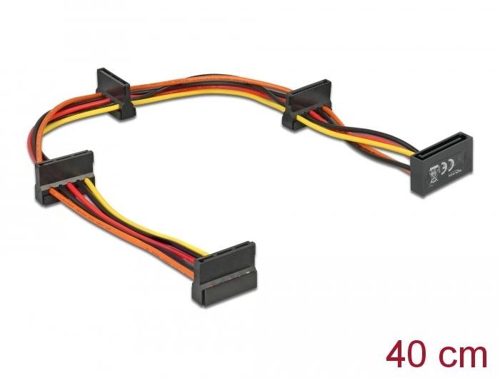 Кабел Delock Power SATA  &gt; 4 x SATA 15 Pin, 40cm-2