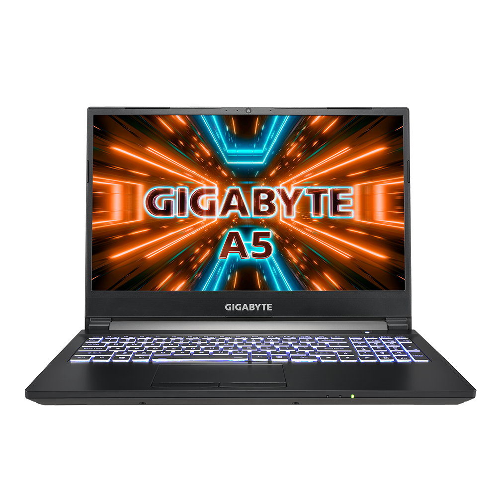 Лаптоп GIGABYTE A5 K1 15.6&quot; FHD 144Hz IPS, Ryzen 5 5600H 3.2 Ghz , 2 x 8GB, 512GB SSD, RTX 3060P, Free DOS