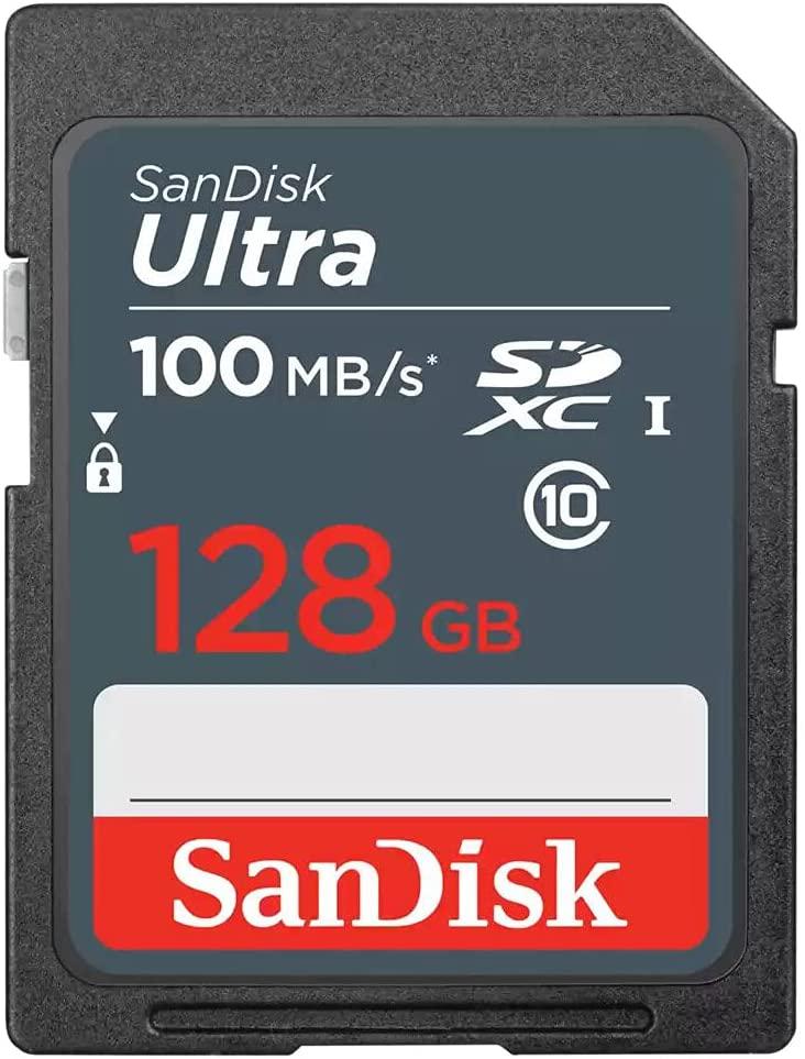 Карта памет SANDISK Ultra SDXC, 128GB, Class 10 UHS-I, 100 Mb/s-1