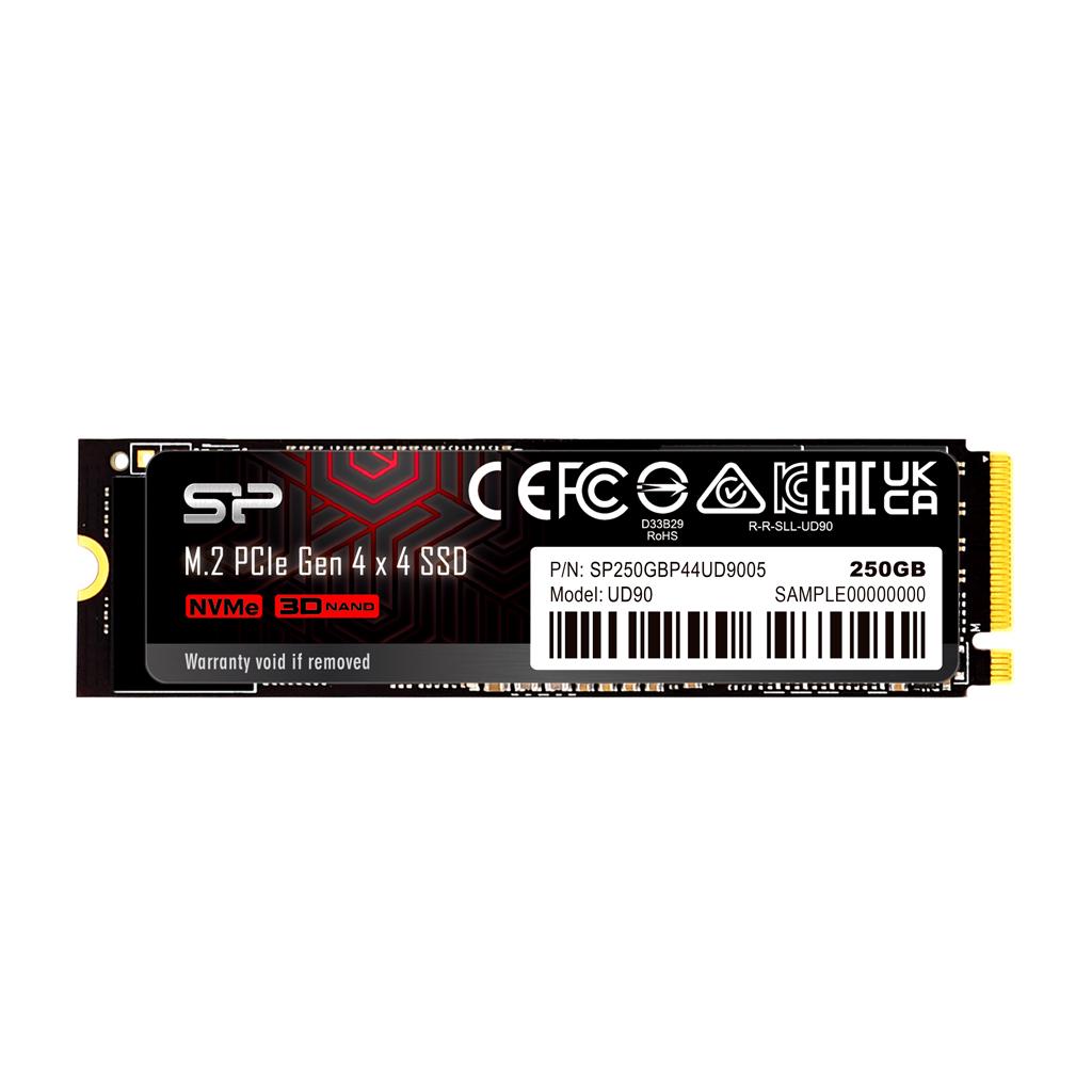 Solid State Drive (SSD) Silicon Power UD90, M.2-2280, PCIe, Gen 4x4 NVMe, 250GB