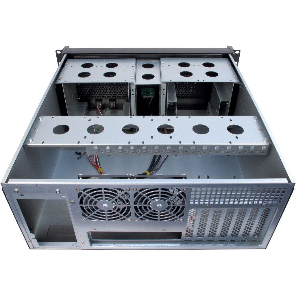 Кутия InterTech 4U-4098-S, 4U, 19&quot;, Чернa-4
