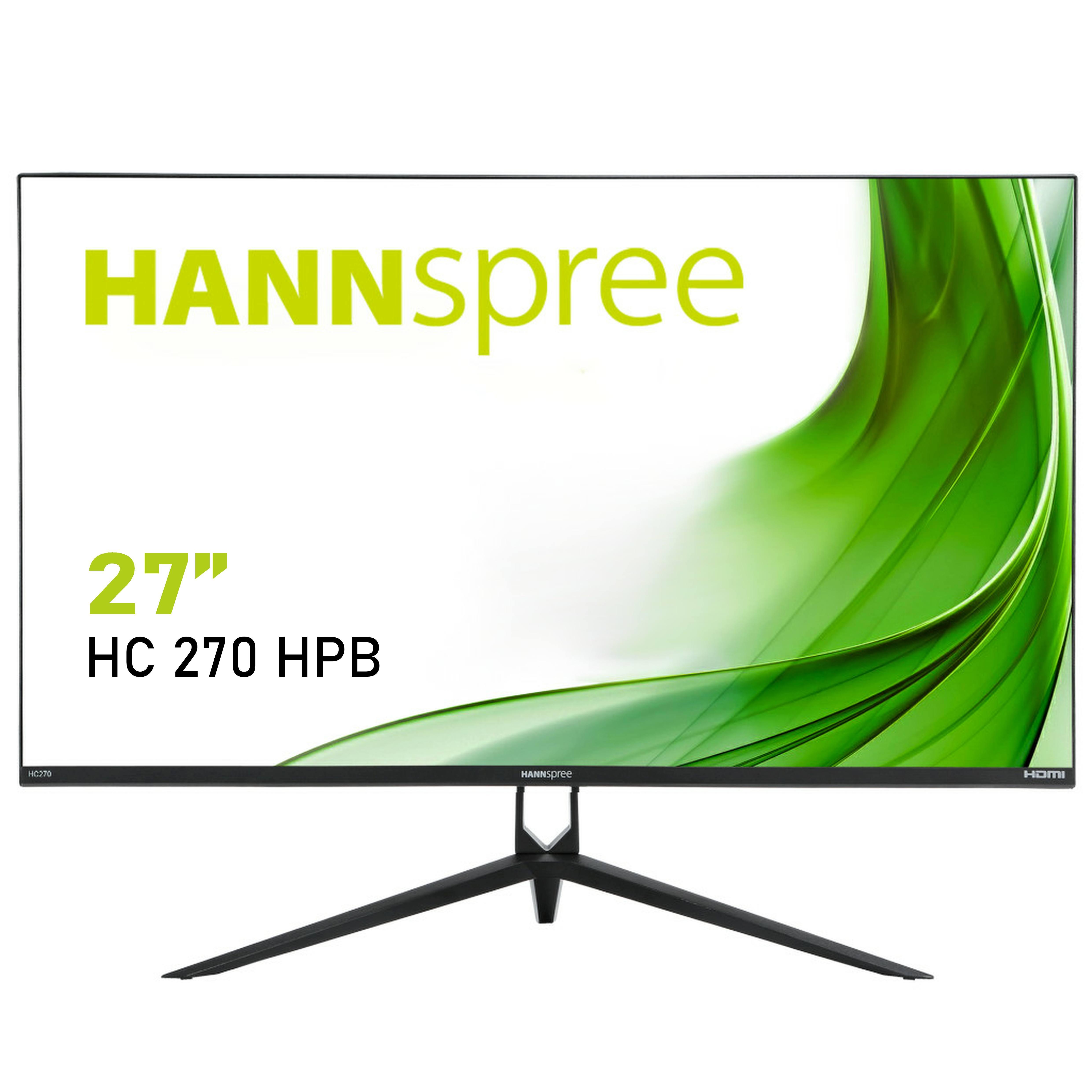 Монитор HANNSPREE HC270HPB, Full HD, Wide, 27 inch, HDMI, VGA, Черен