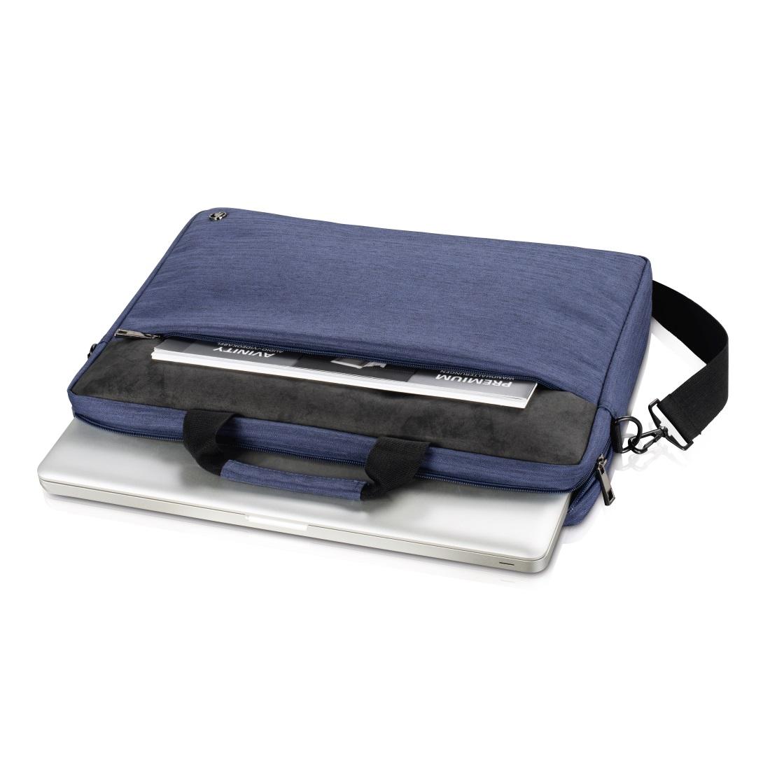 Чанта за лаптоп HAMA Tayrona, До 36 cm (14.1&quot;), Полиестер, Тъмно син-3