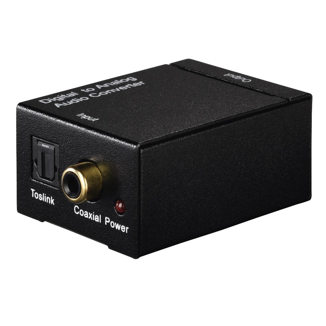 Аудио конвертор HAMA AC80, Цифров към аналогов, Черен-2