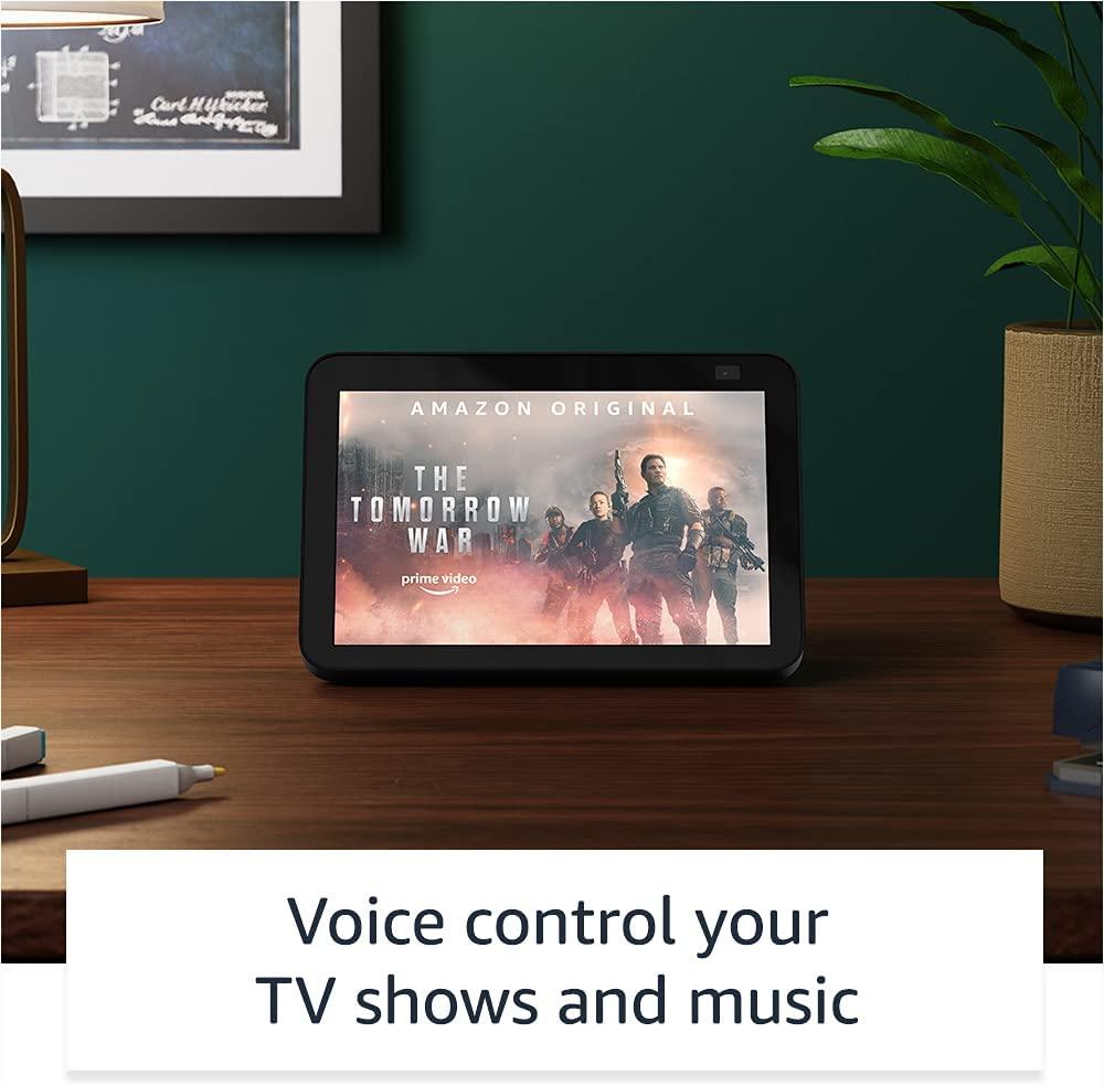 Смарт тонколона Amazon Echo Show 8 (Gen 2), сензорен екран, гласов асистент, Черен-3