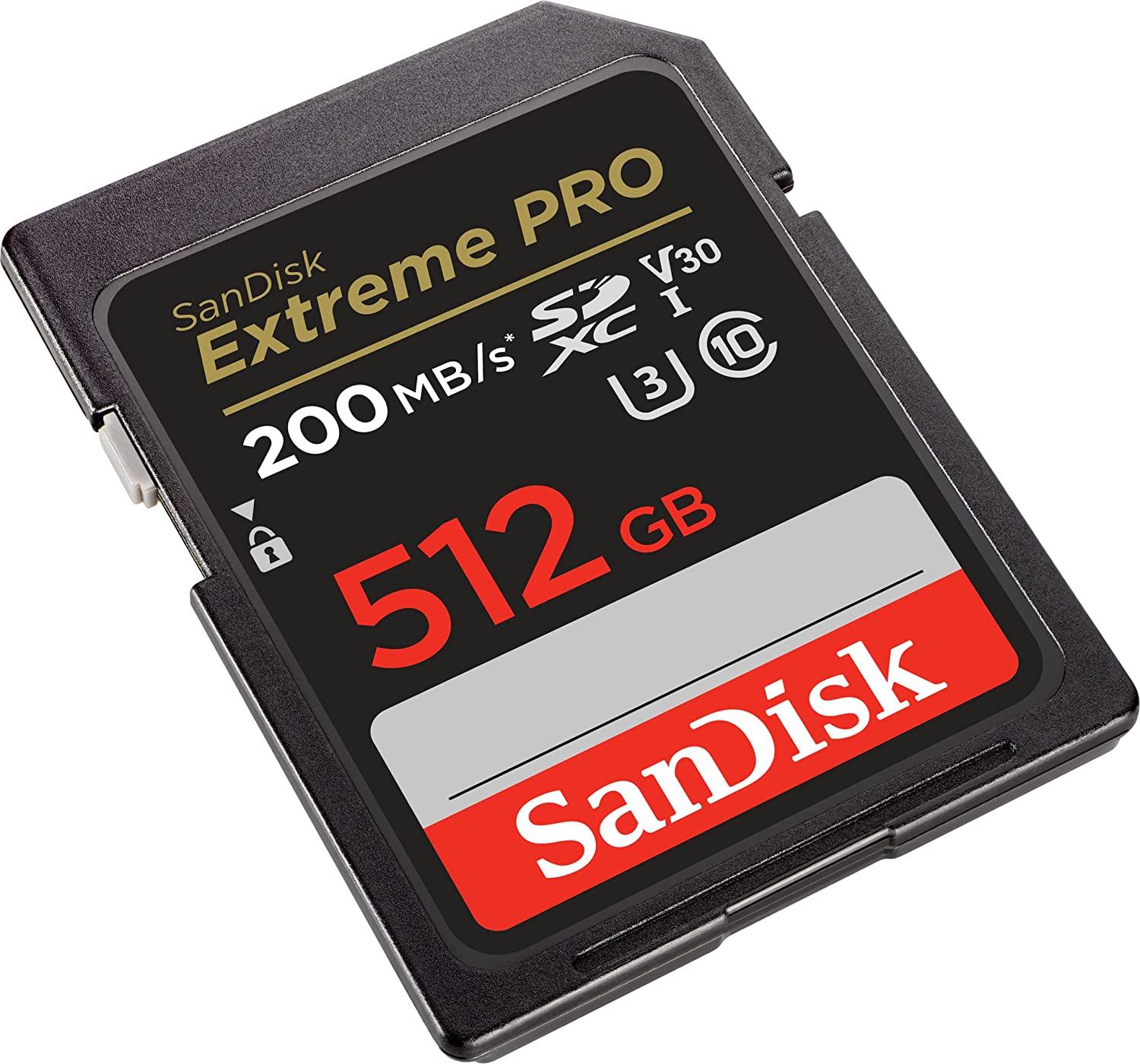 Карта памет SANDISK Extreme PRO SDHC, 512GB, UHS-1, Class 10, U3, 140 MB/s -2