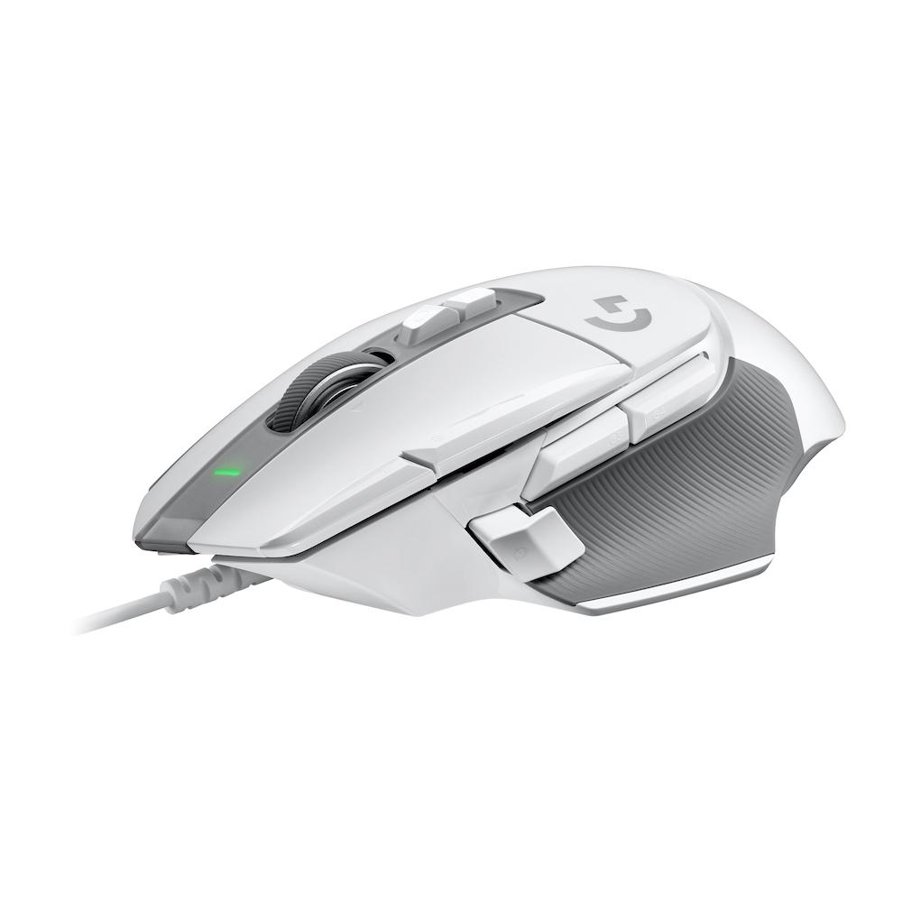 Геймърска мишка Logitech, G502 X, Оптична,  Жична, USB, Бяла