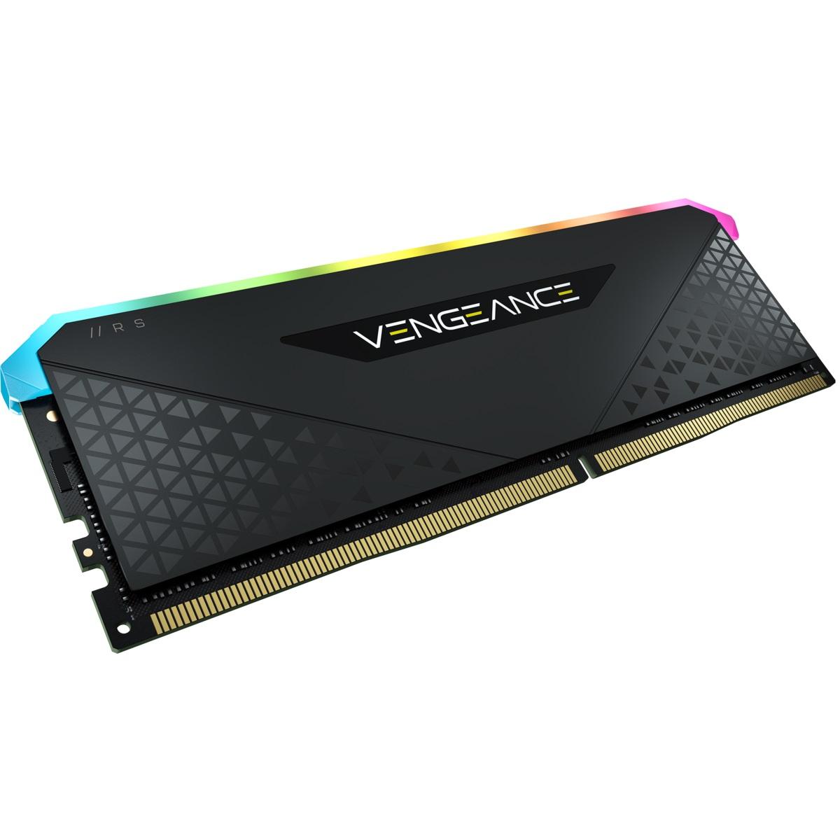 Памет Corsair Vengeance RS RGB Black 8GB(1x8GB) DDR4 PC4-25600 3200MHz CL16 CMG8GX4M1E3200C16-1
