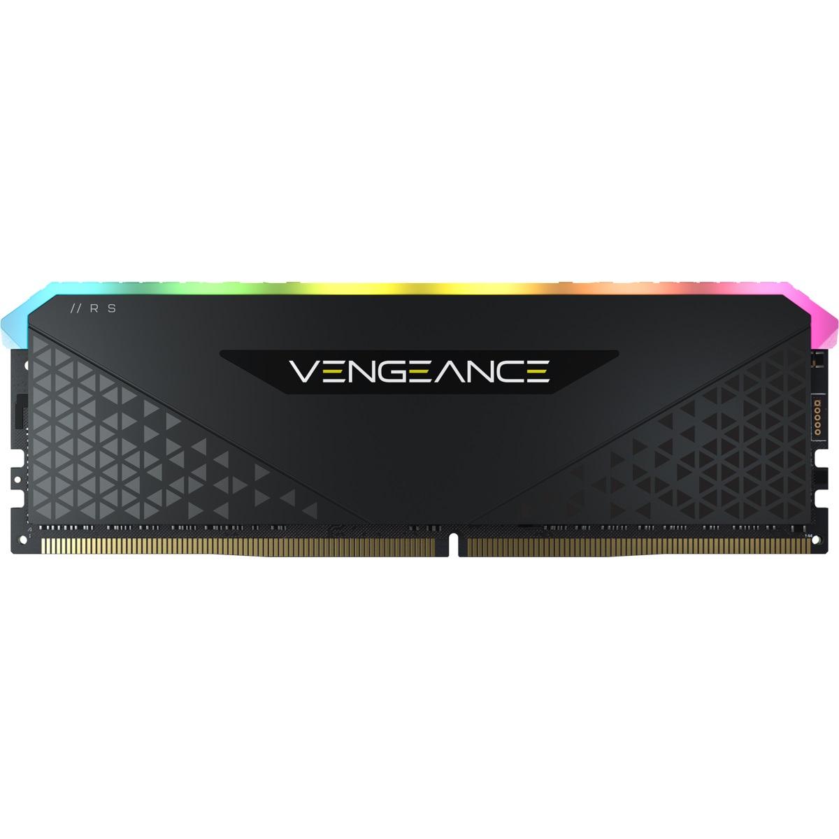 Памет Corsair Vengeance RS RGB Black 8GB(1x8GB) DDR4 PC4-25600 3200MHz CL16 CMG8GX4M1E3200C16-2