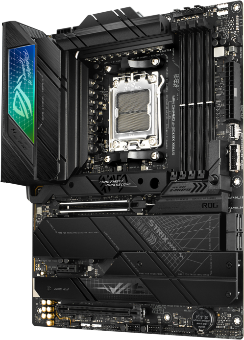 Дънна платка ASUS ROG STRIX X670E-F GAMING WiFi 6E, AM5, DDR5,  PCIe 5.0-4