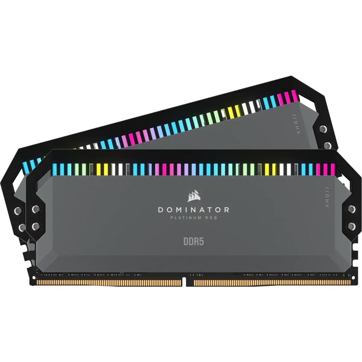 Памет Corsair Dominator Platinum RGB Black 32GB(2x16GB) DDR5 PC5-48000 6000MHz CL36 CMT32GX5M2D6000Z36 AMD EXPO