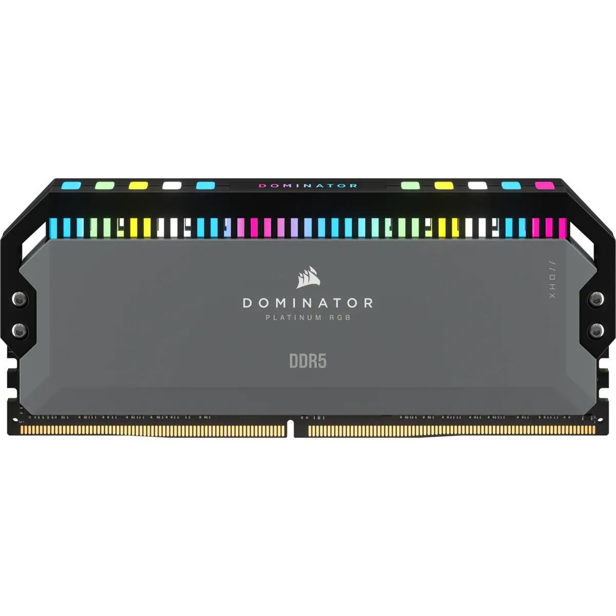 Памет Corsair Dominator Platinum RGB Black 32GB(2x16GB) DDR5 PC5-48000 6000MHz CL36 CMT32GX5M2D6000Z36 AMD EXPO-3