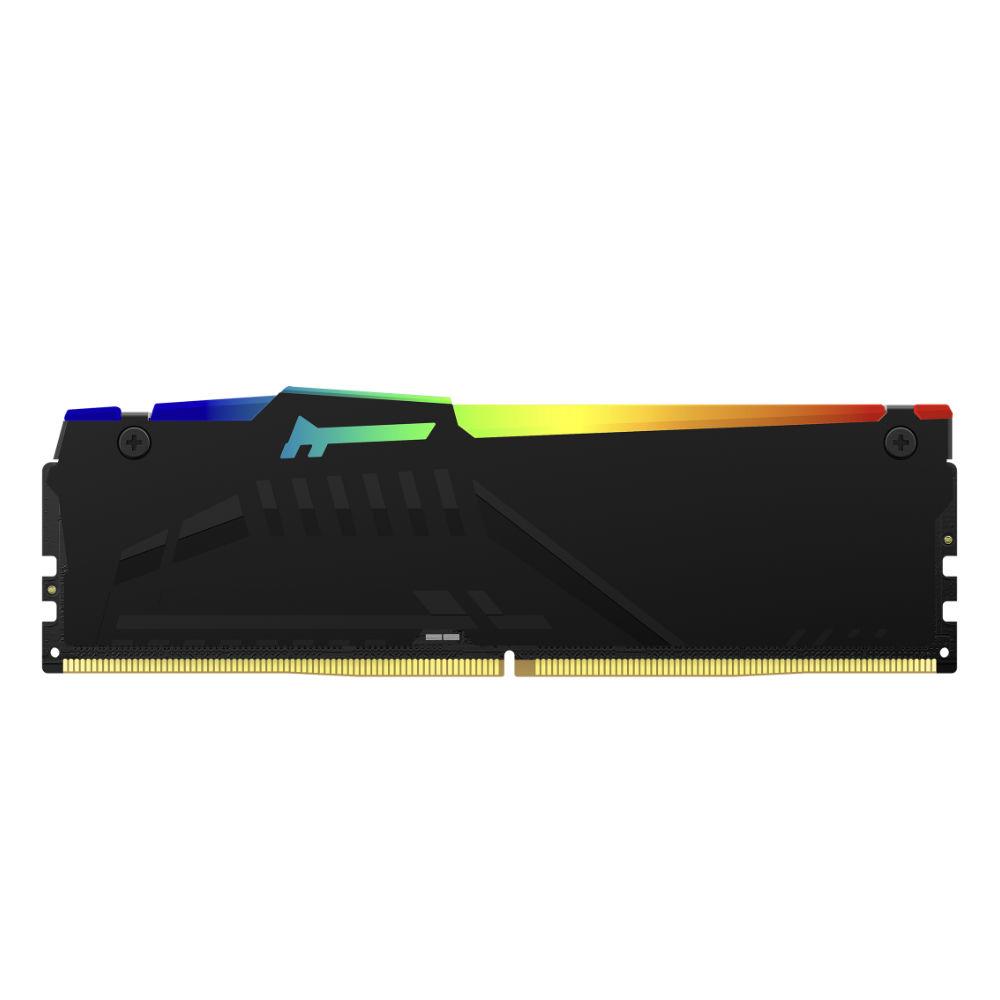 Памет Kingston FURY Beast Black RGB 32GB(2x16GB) DDR5 PC5-48000 6000MHz CL36 KF560C36BBEAK2-32-4
