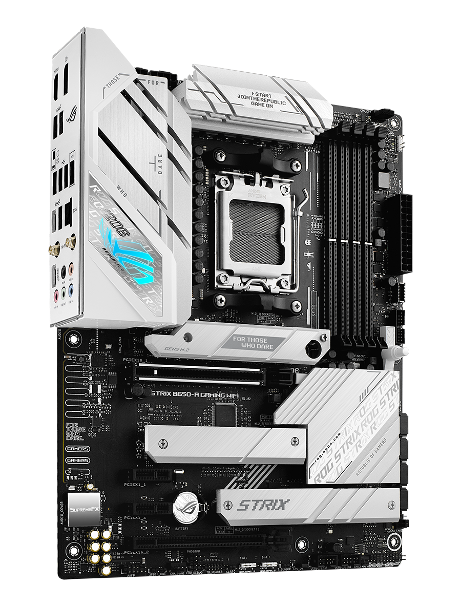 Дънна платка ASUS ROG STRIX B650-A GAMING WIFI 6E socket AM5, 4xDDR5, Aura Sync, PCIe 4.0-2