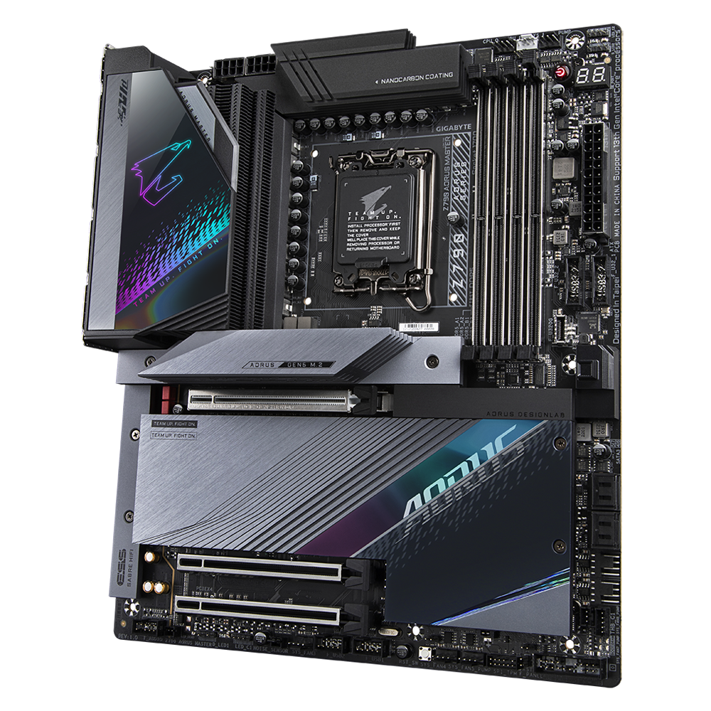 Дънна платка GIGABYTE Z790 AORUS MASTER, LGA 1700, PCIe 5.0, ATX, Wi-Fi 6E, RGB Fusion, DDR5-3