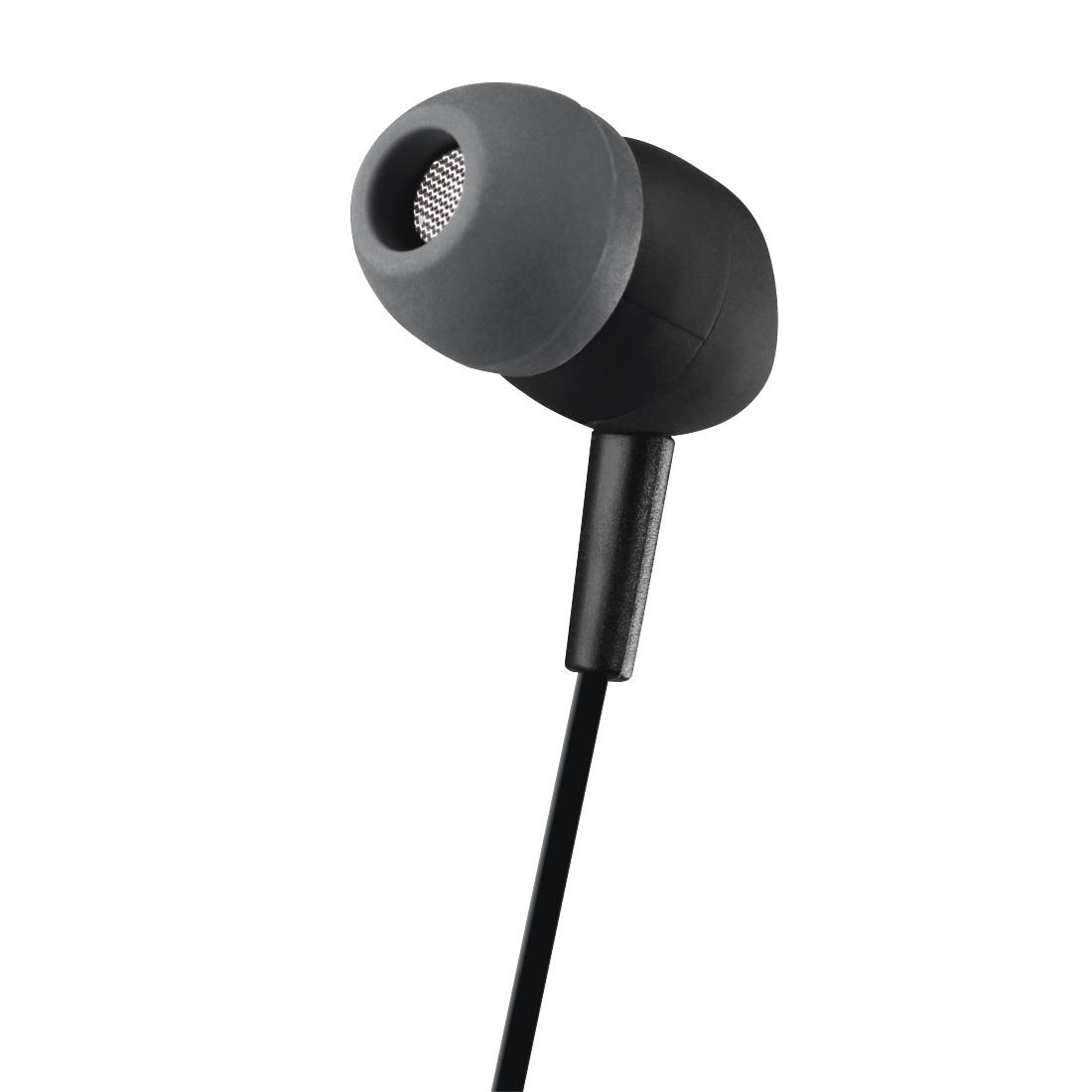 Слушалки с микрофон HAMA Kooky, 3.5 mm, In-Ear, Siri, Google Assistant, Черен-3