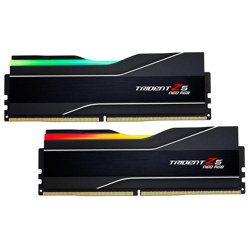 Памет G.SKILL Trident Z5 Neo RGB Black 32GB(2x16GB) DDR5 PC5-48000 6000MHz CL36 F5-6000J3636F16GX2-TZ5NR
