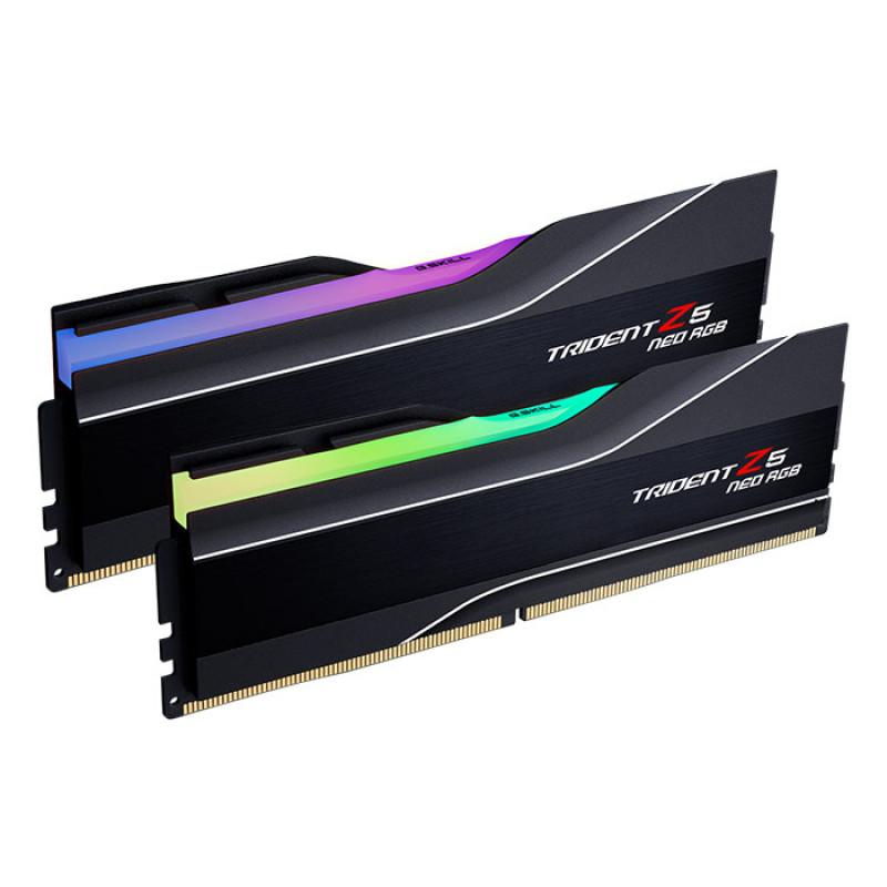 Памет G.SKILL Trident Z5 Neo RGB Black 32GB(2x16GB) DDR5 PC5-48000 6000MHz CL36 F5-6000J3636F16GX2-TZ5NR-2
