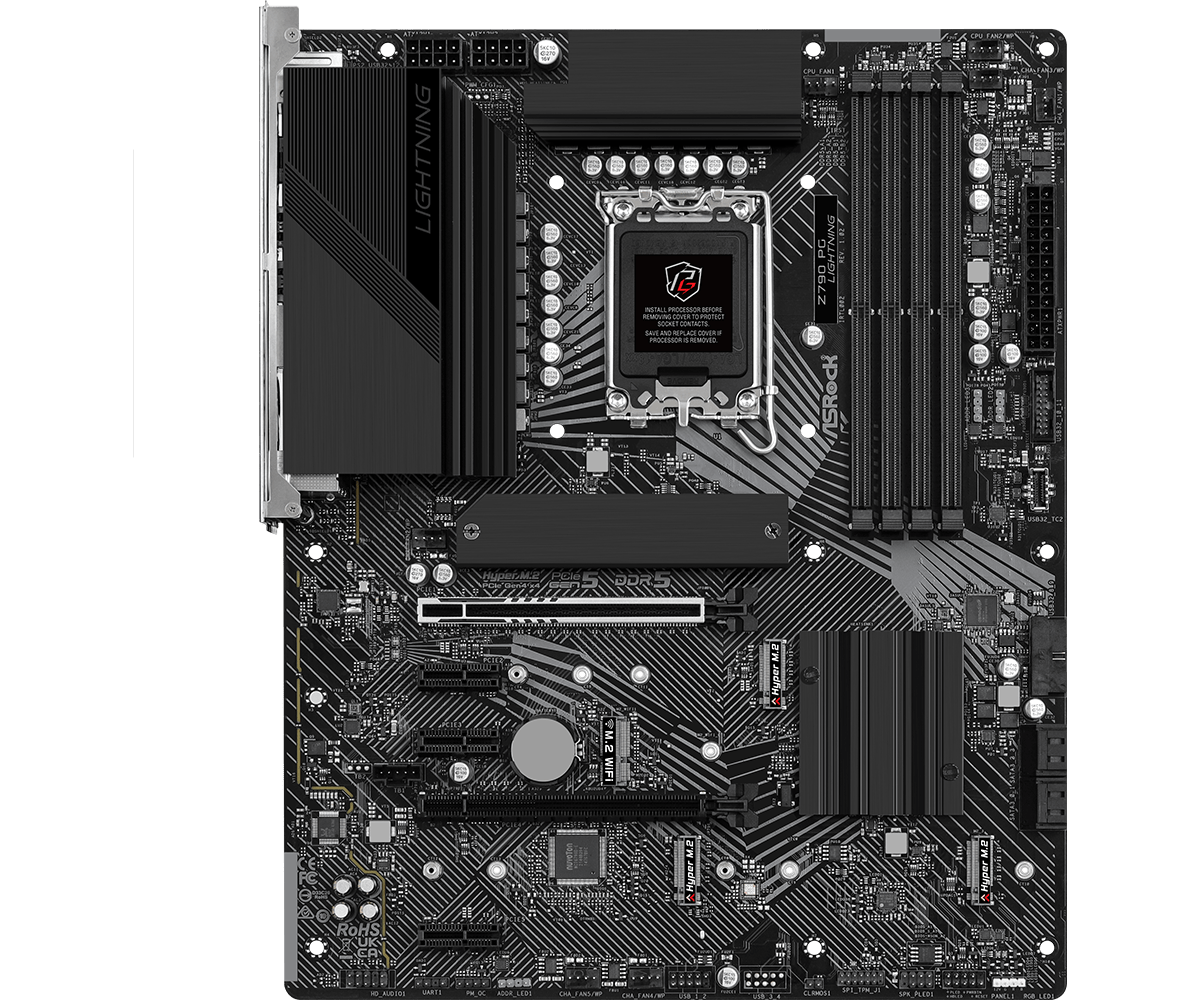 Дънна платка ASROCK Z790 PG Lighting , LGA 1700, DDR5, PCIe 5.0