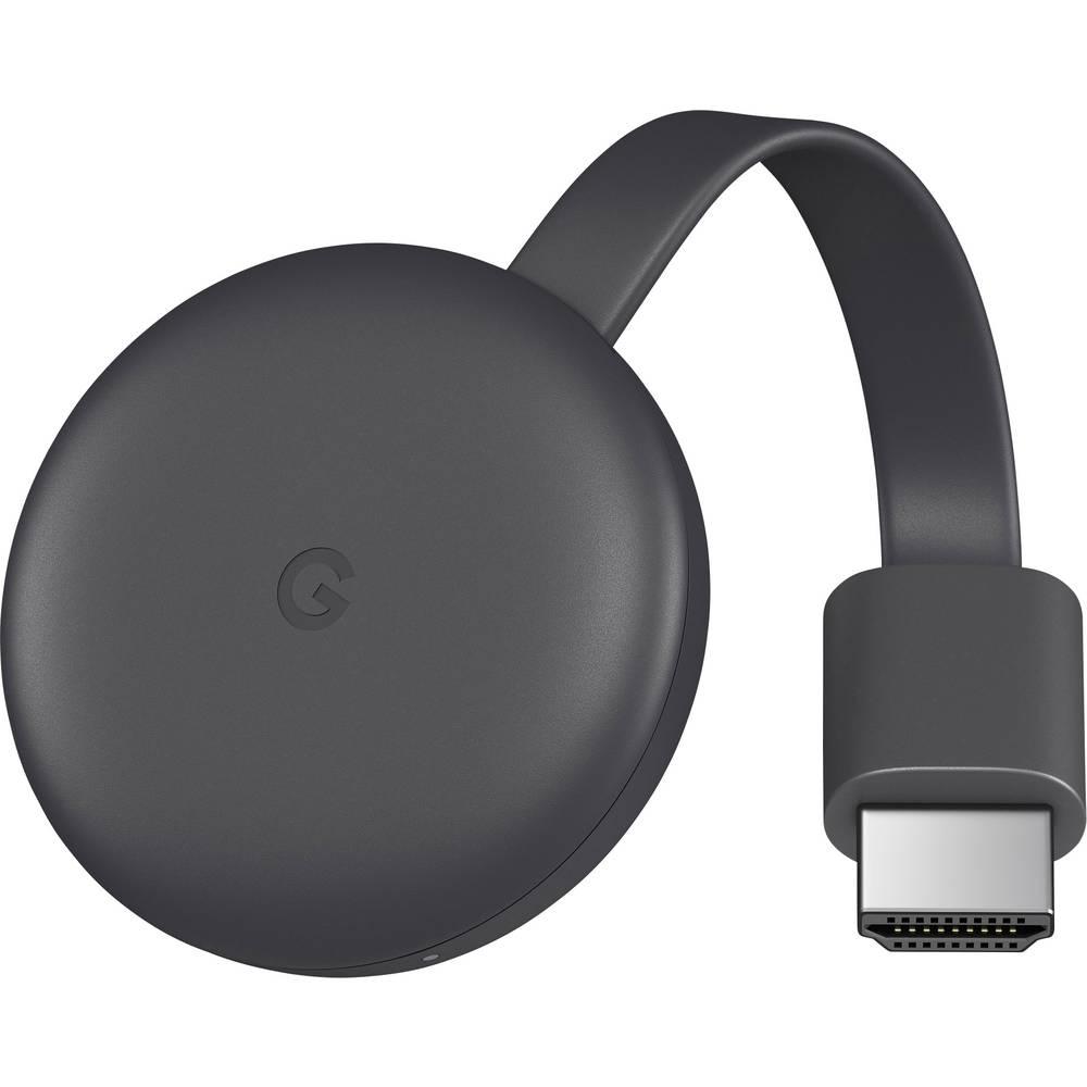 Мултимедиен плеър Google Chromecast 3rd Gen-IT, HDMI, Черен-2