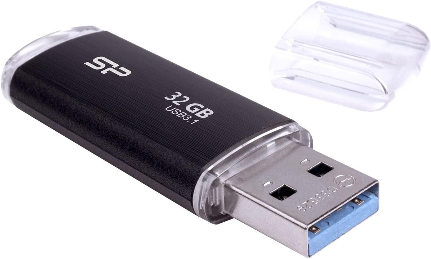 USB памет SILICON POWER Blaze B02, 32GB, USB 3.2 Gen 1, Черен-2