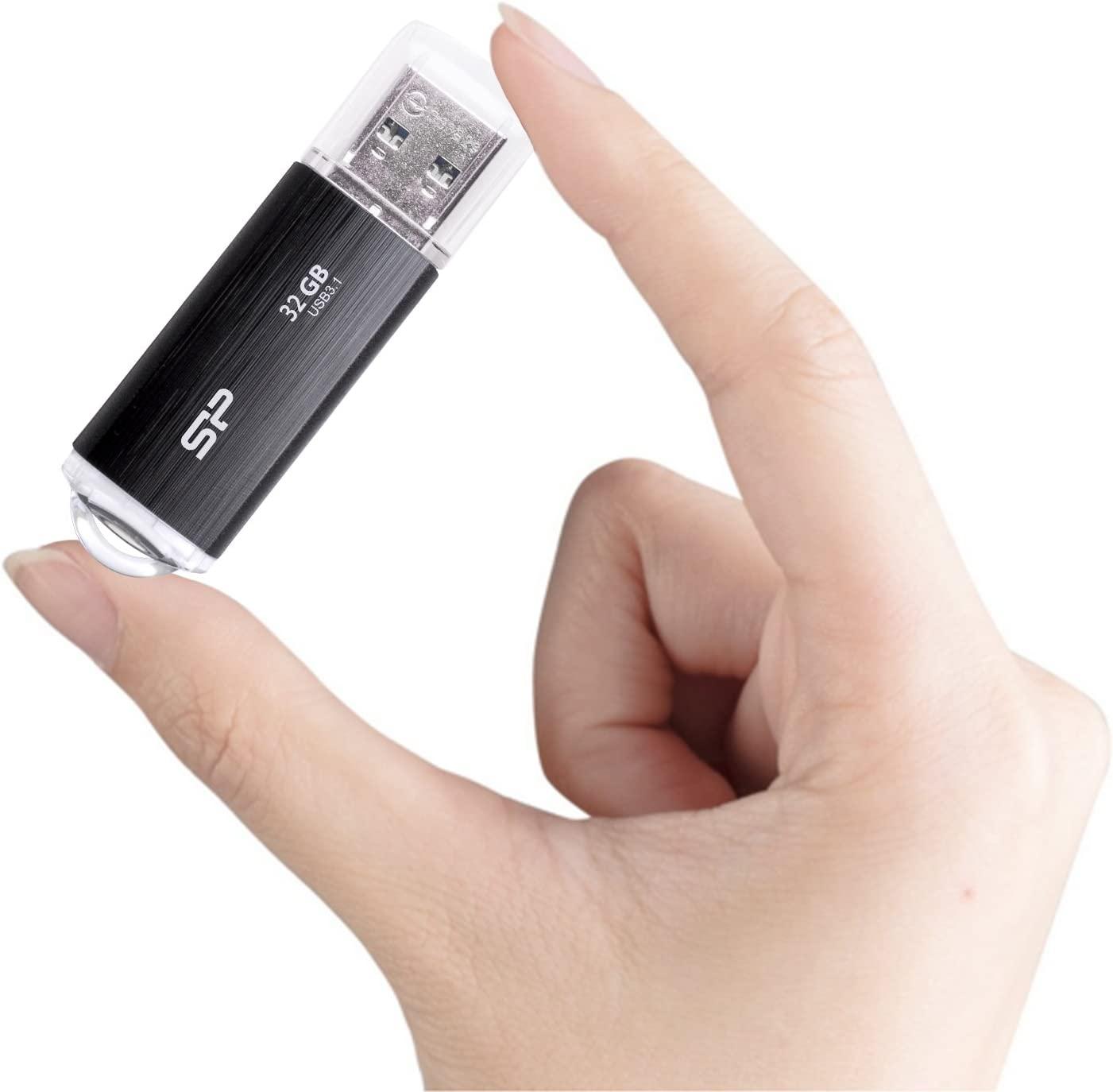 USB памет SILICON POWER Blaze B02, 32GB, USB 3.2 Gen 1, Черен-3