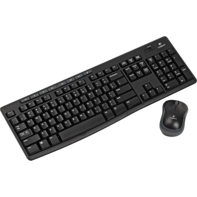 Kомплект безжични клавиатура с мишка Logitech MK270, 2.4 GHZ, Черен-2