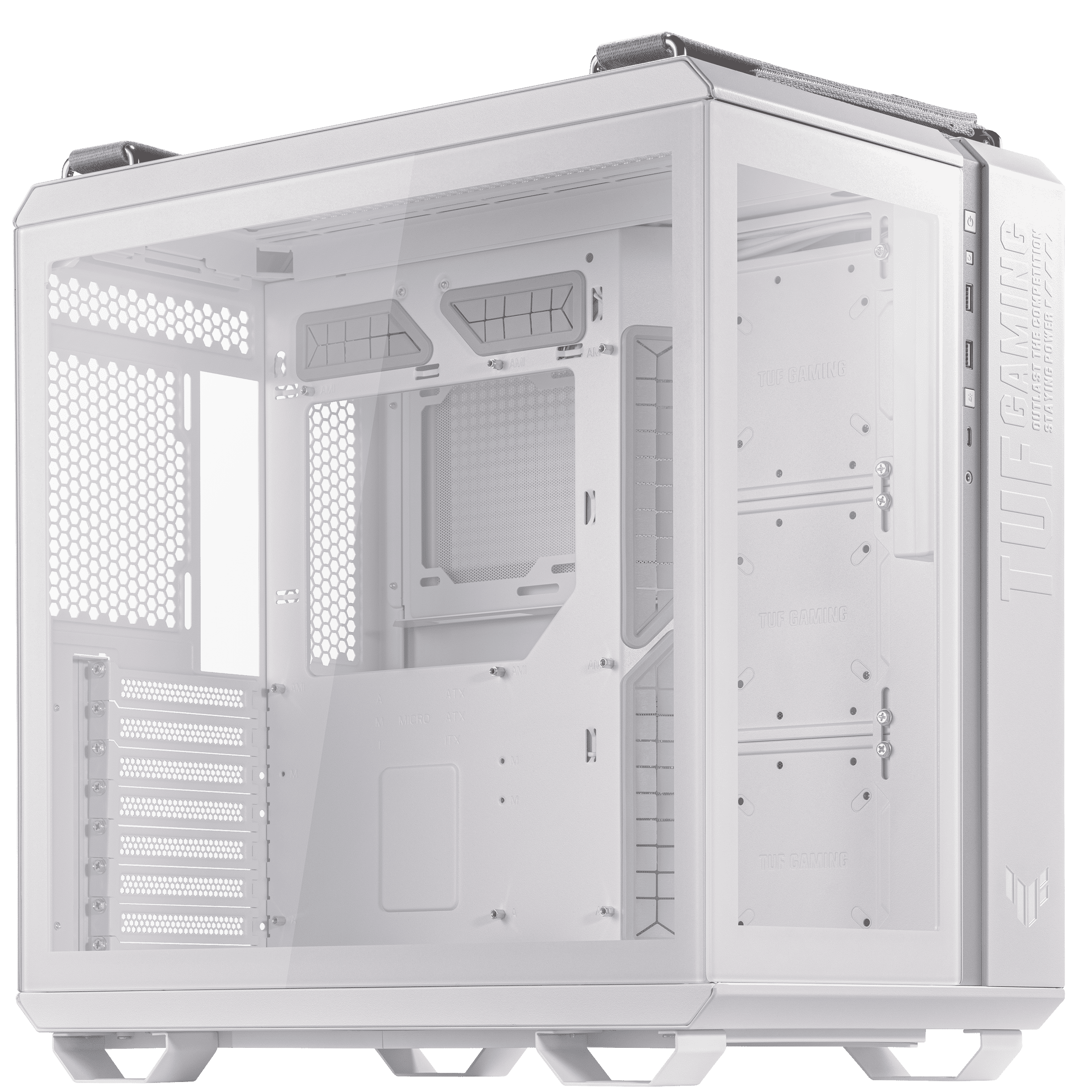 Кутия ASUS TUF Gaming GT502 WHITE EDITION, Mid-Tower-2