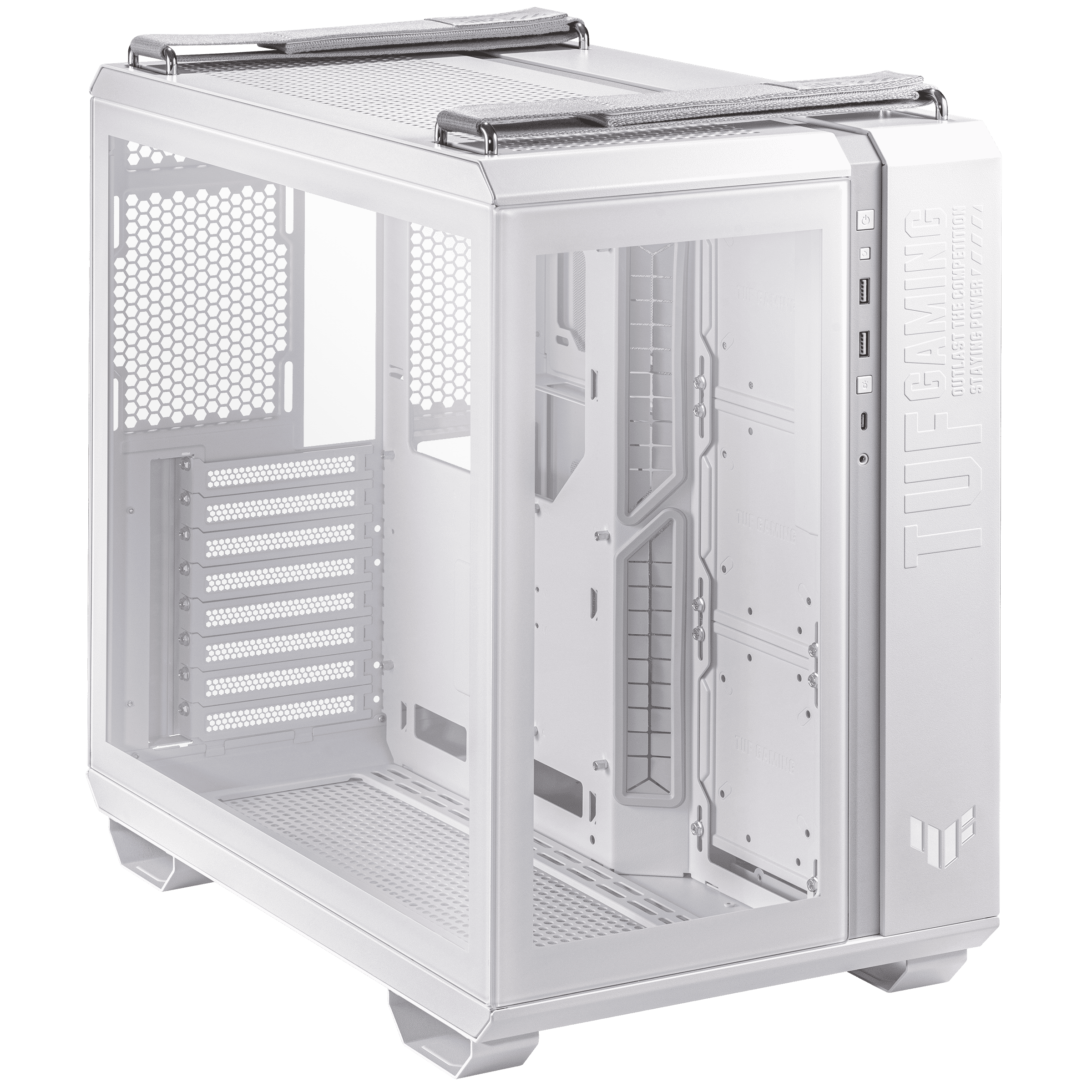 Кутия ASUS TUF Gaming GT502 WHITE EDITION, Mid-Tower-3
