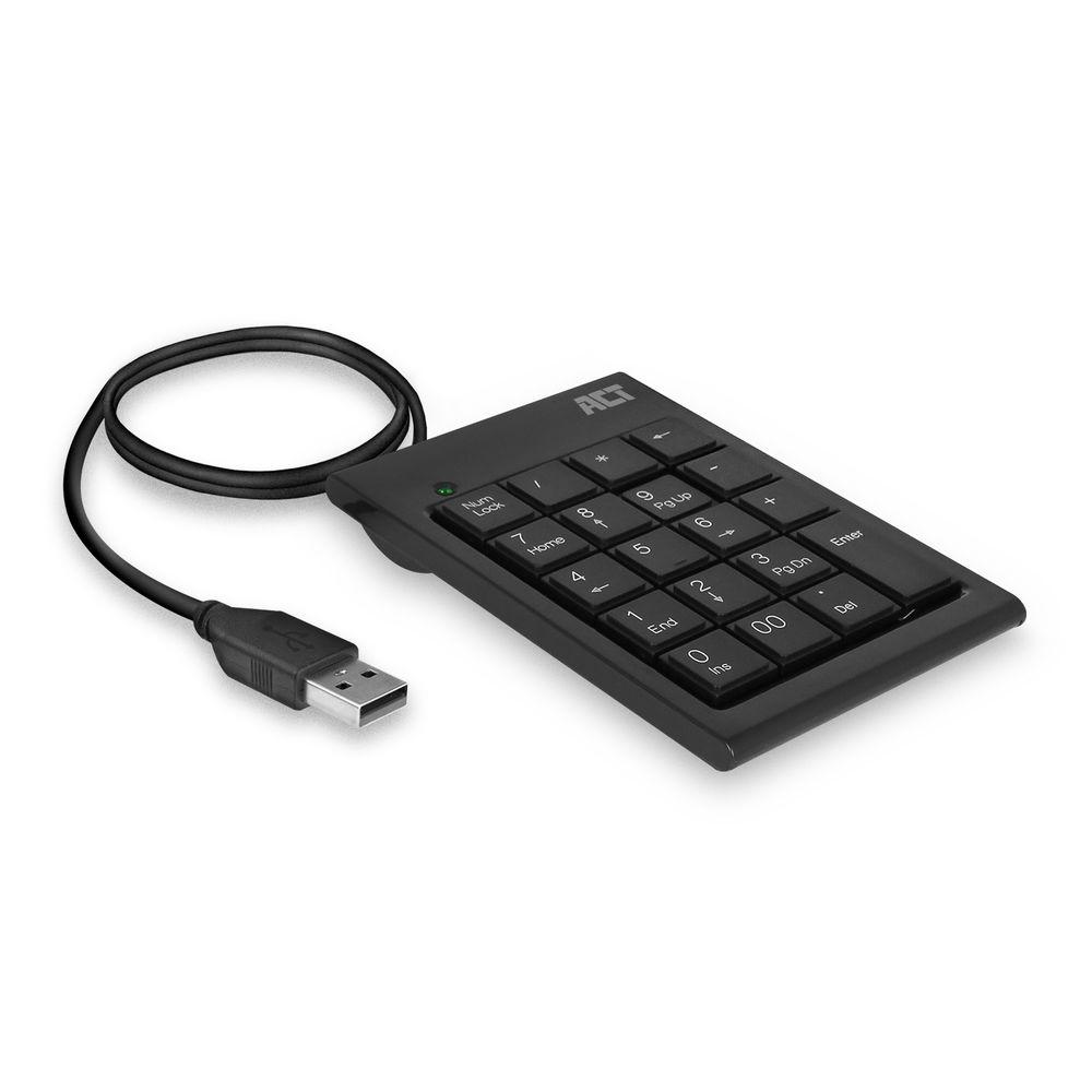 Цифрова клавиатура ACT AC5480, USB, Черен-1