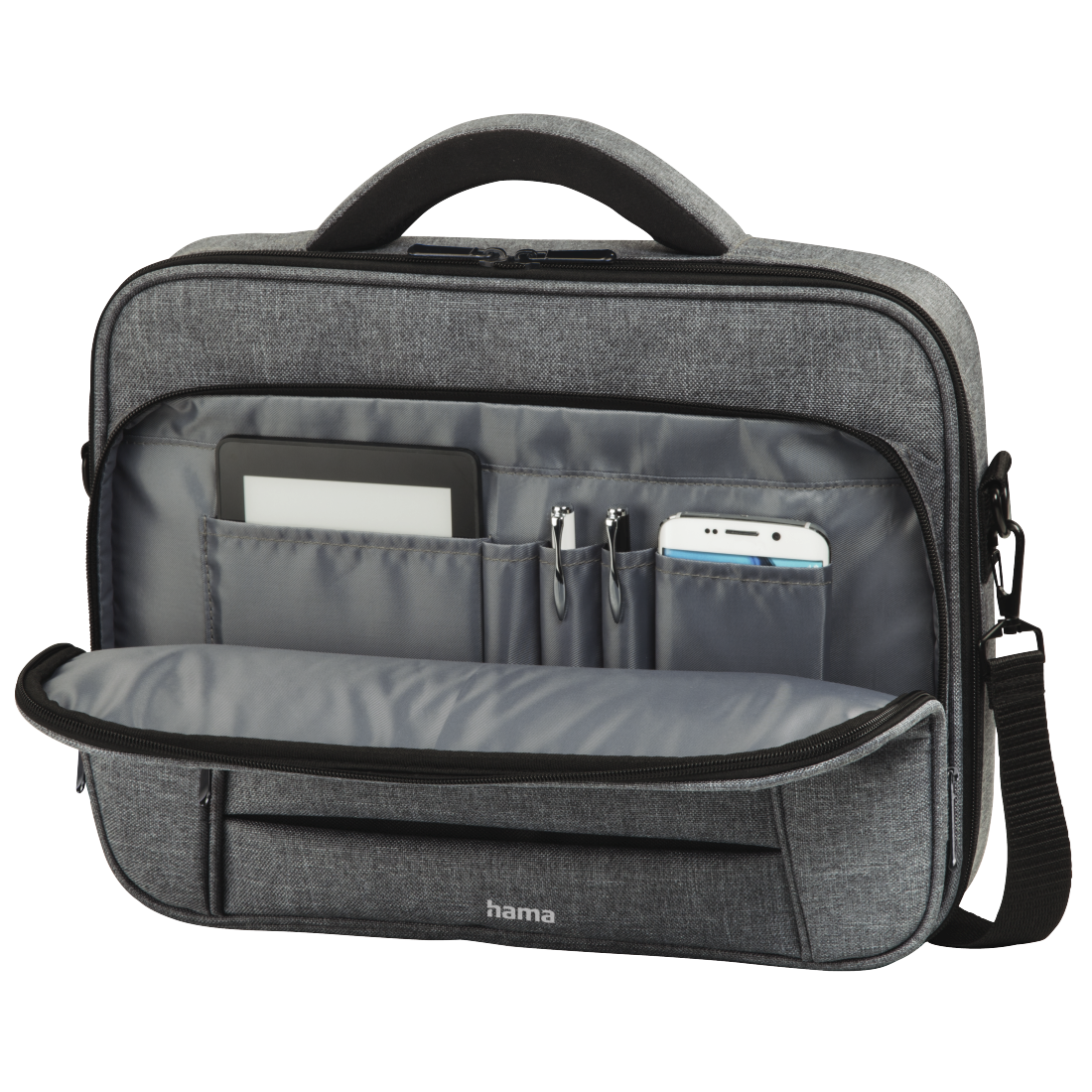 Чанта за лаптоп Hama Business, До 34 см (13.3&quot;), Сива