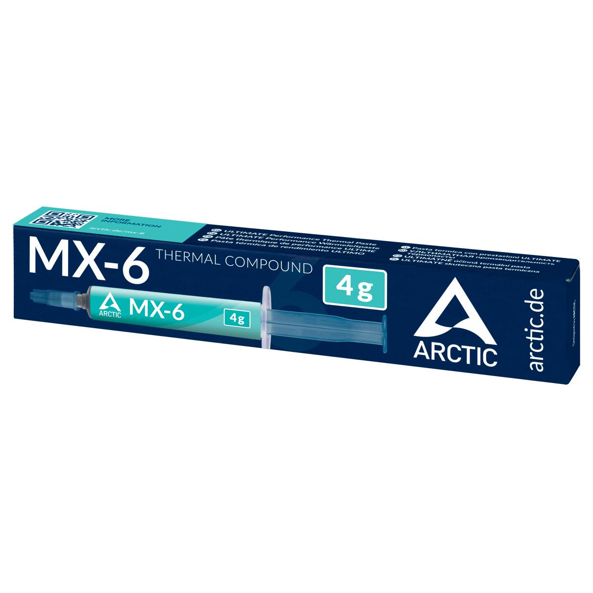 Термо паста ARCTIC MX-6, 4g, Сив-2