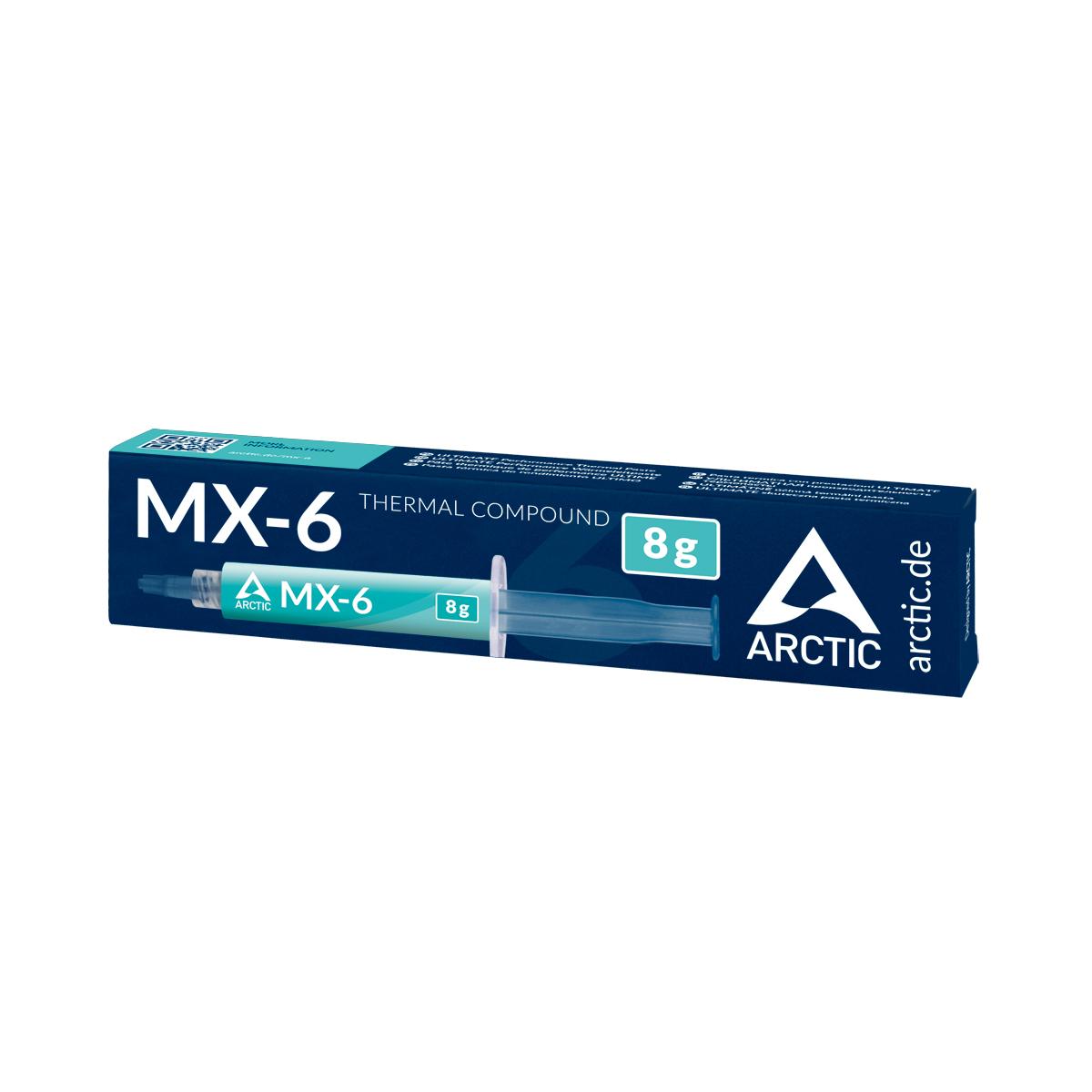 Термо паста ARCTIC MX-6, 8g, Сив-2