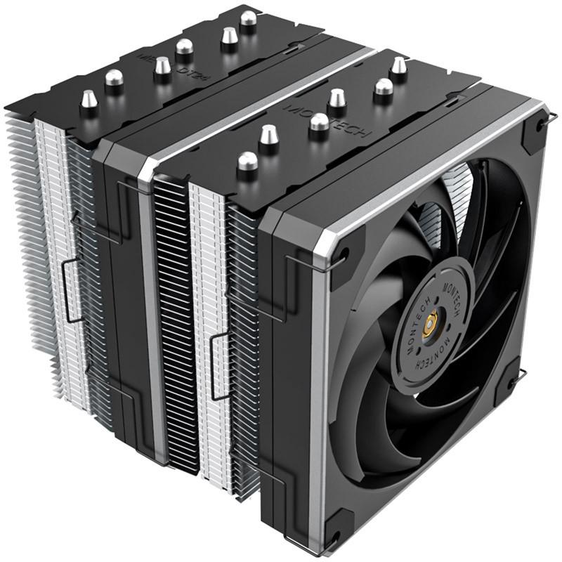 Охладител за процесор MONTECH METAL DT24 BASE 120mm Black AMD/Intel-1