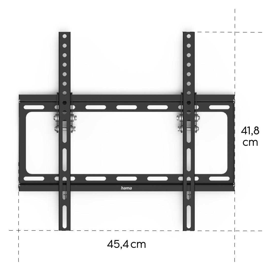 Мобилна стойка за TV HAMA Trolley, 254 см (100&quot;), 1000x600, черна-2