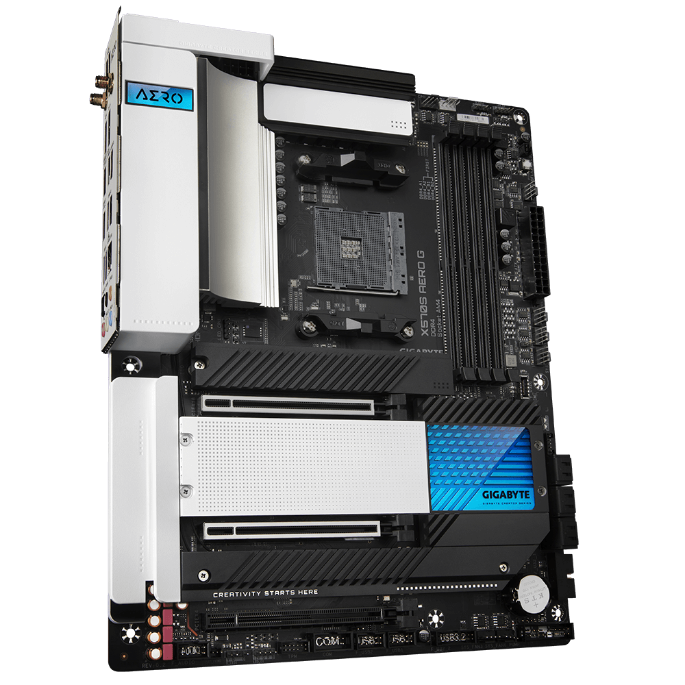 Дънна платка GIGABYTE X570S AERO G Socket AM4, DDR4, Wi-Fi 6, RGB Fusion, PCIe 4.0-2