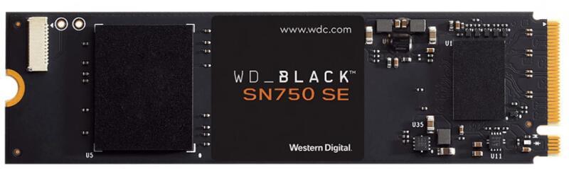 Solid State Drive (SSD) WD Black SN750 SE, 500GB, M.2 2280, PCIe NVMe Gen4, WDS500G1B0E