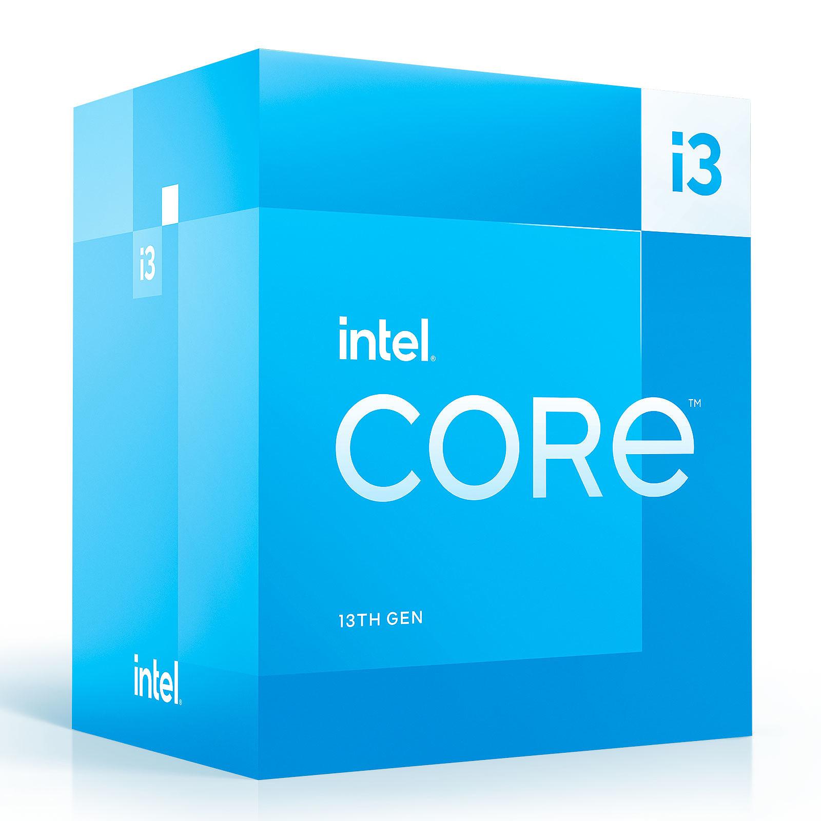 Процесор Intel Raptor Lake Core i3-13100, 4 Cores, 8 Threads (3.4GHz Up to 4.5Ghz, 12MB, LGA1700), 60W, BOX