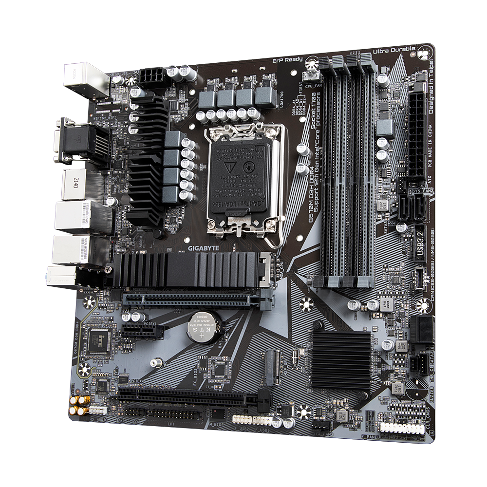 Дънна платка GIGABYTE Q670M DS3H socket 1700, 4xDDR4, 2 x M.2 NVMe PCIe 4.0 -3
