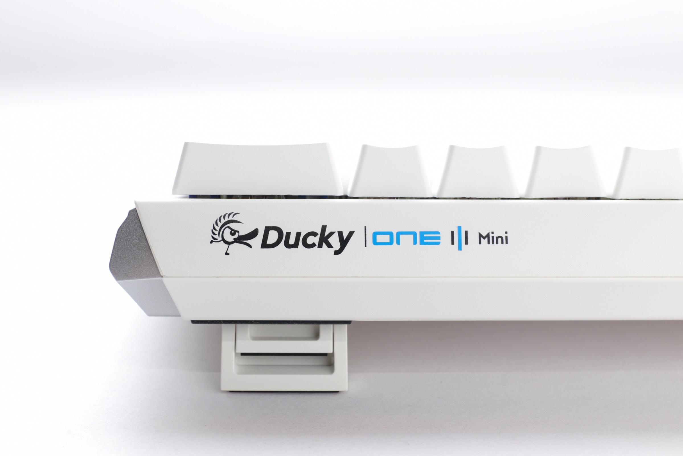 Геймърска механична клавиатура Ducky One 3 Pure White Mini 60% Hotswap Cherry MX Blue, RGB, PBT Keycaps-4
