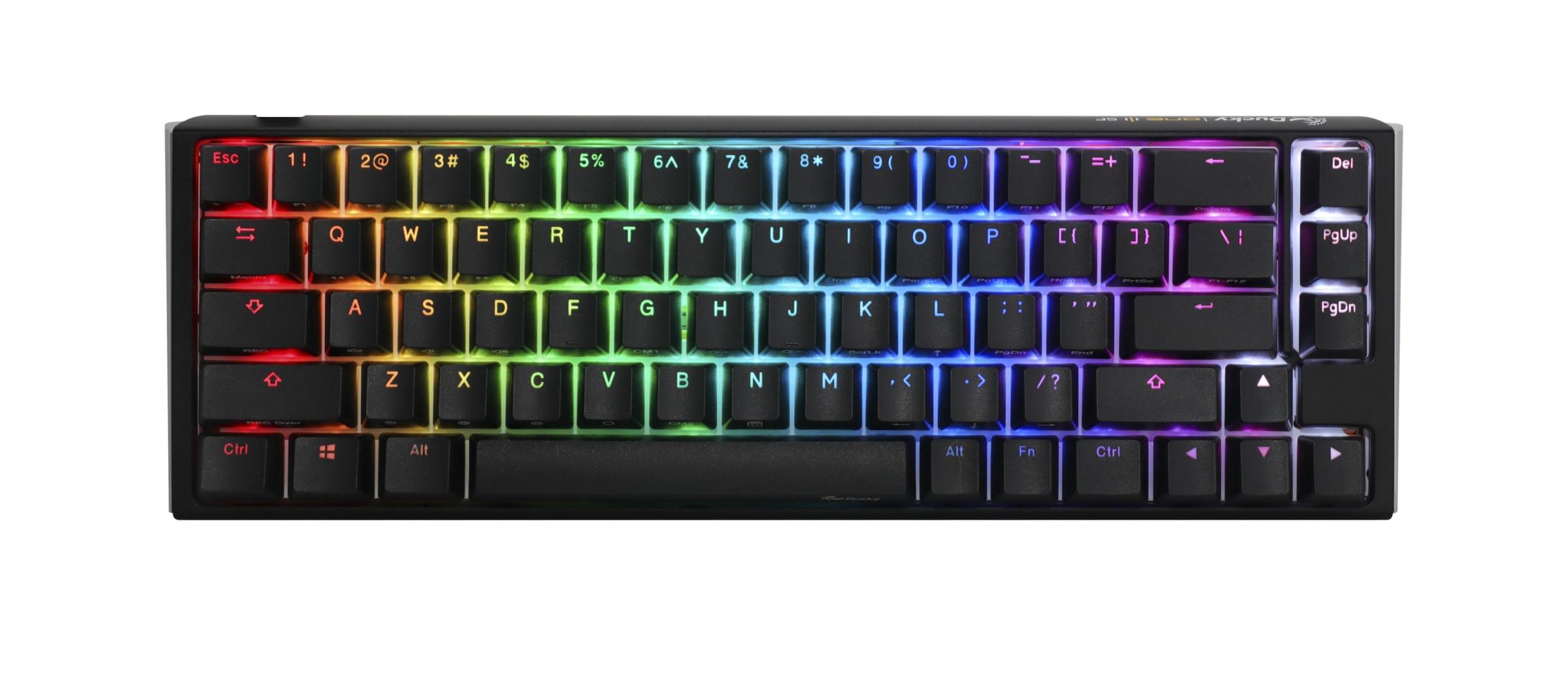 Геймърскa механична клавиатура Ducky One 3 Classic SF 65%, Hotswap Cherry MX Black, RGB, PBT Keycaps