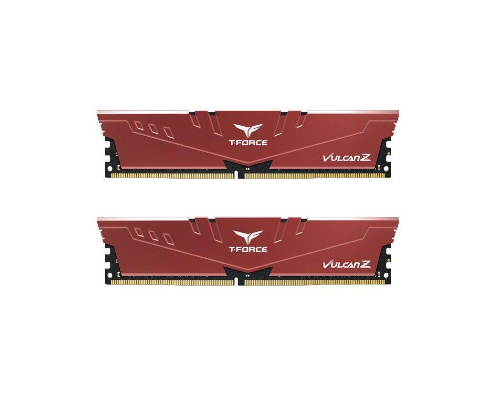 Памет Team Group T-Force Vulcan Z Red DDR4 - 32GB (2x16GB) 2666MHz CL18-18-18-43 1.2V