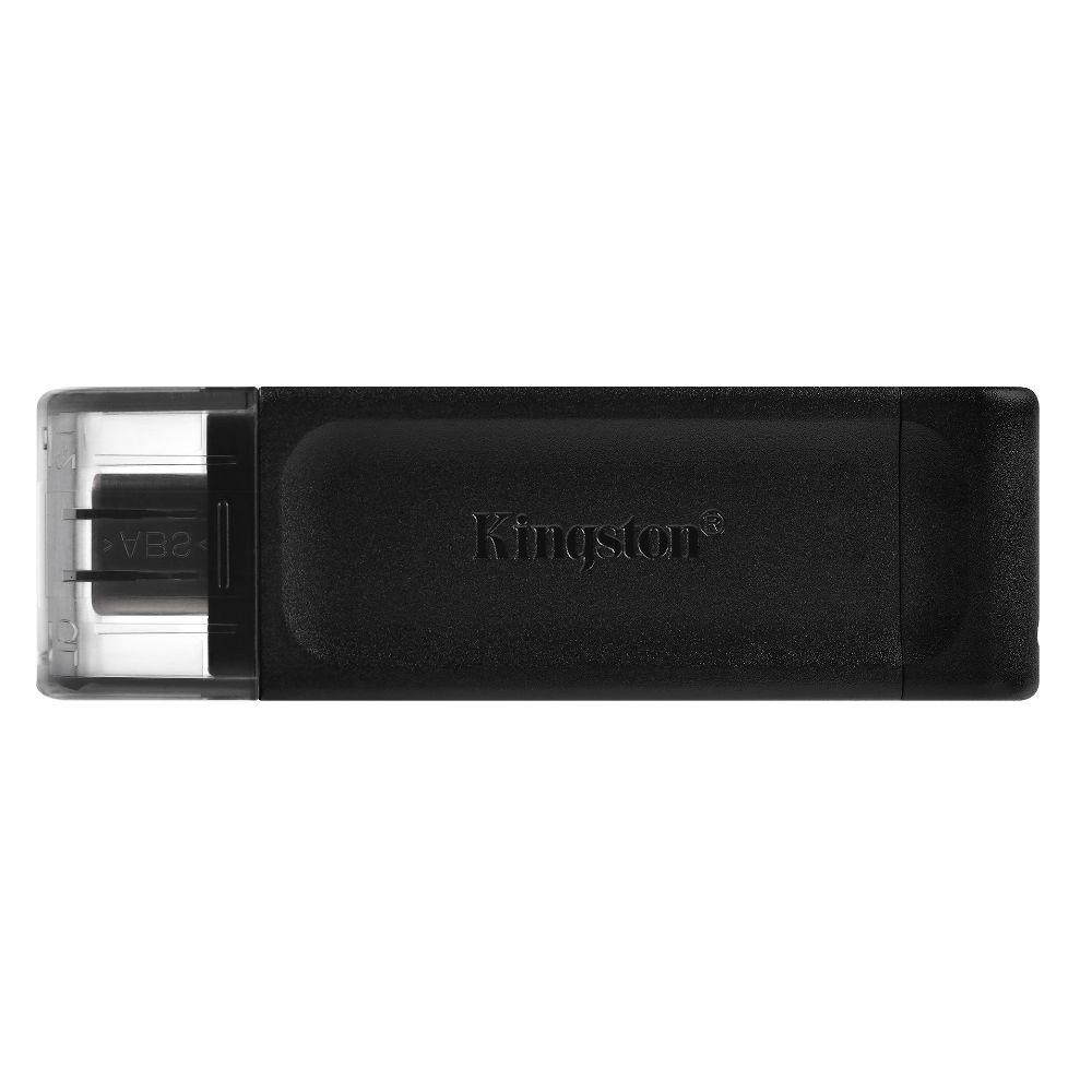 USB памет KINGSTON DataTraveler 70, 256GB, USB-C 3.2 Gen 1, Черна