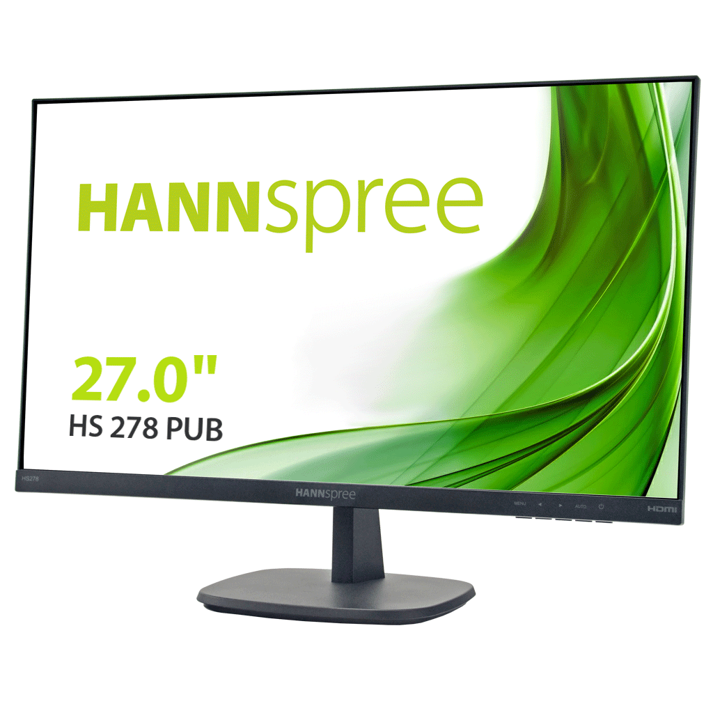 Монитор HANNSPREE HS 278 PUB, Full HD, Wide, 27 inch, DP, HDMI, Черен-1