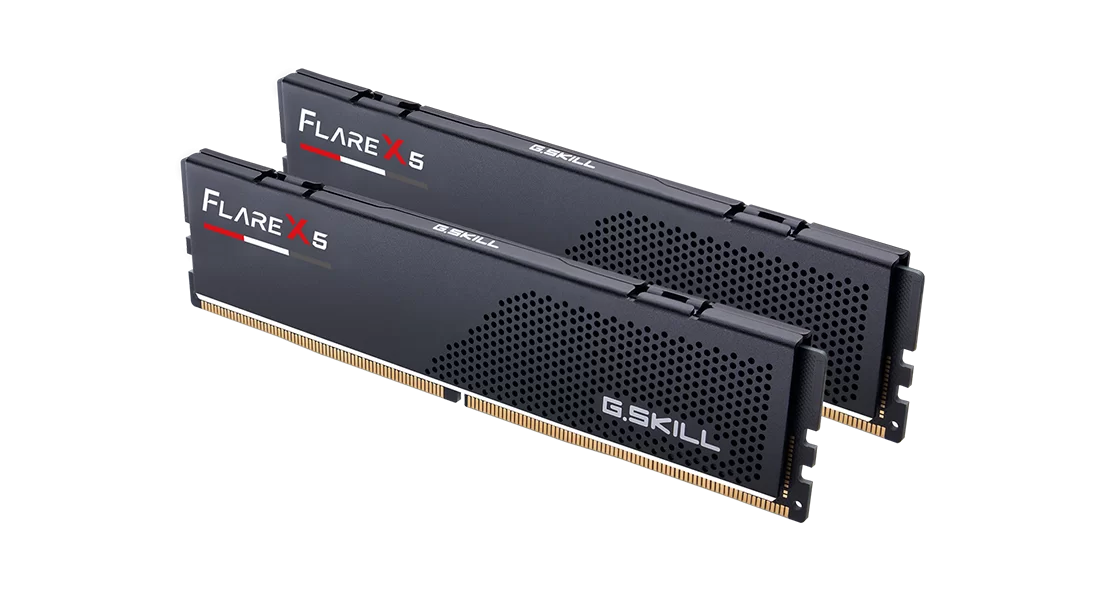 Памет G.SKILL Flare X5 Black 64GB(2x32GB) DDR5 PC5-48000 5600MHz CL36 F5-5600J3636D32GX2-FX5, 1.25V-3