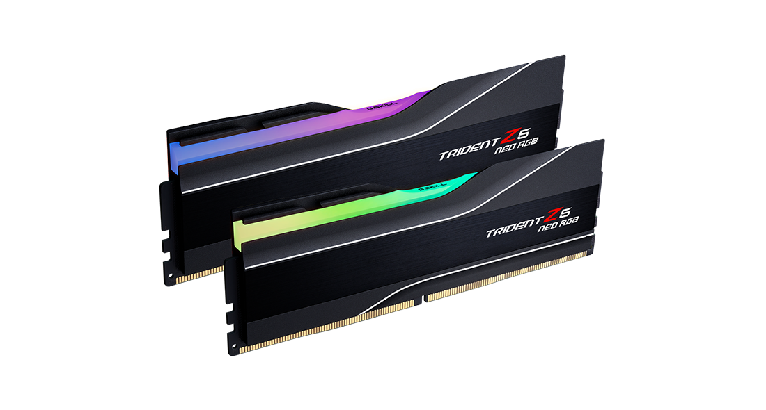 Памет G.SKILL Trident Z5 Neo RGB Black 64GB(2x32GB) DDR5 PC5-48000 6000MHz CL302 F5-6000J3040G32GX2-TZ5NR-2