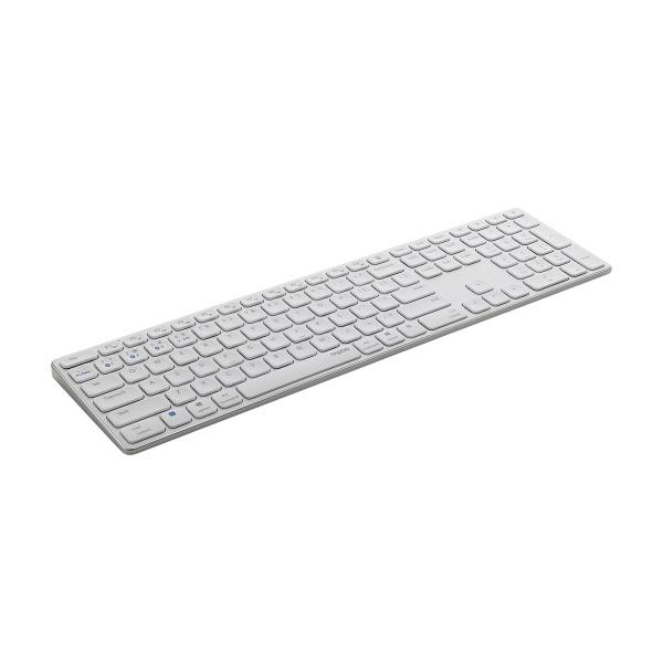 Безжична клавиатура Rapoo E9800M, X-структурна, Multi-mode, Bluetooth, 2.4 GHz, Бял-2