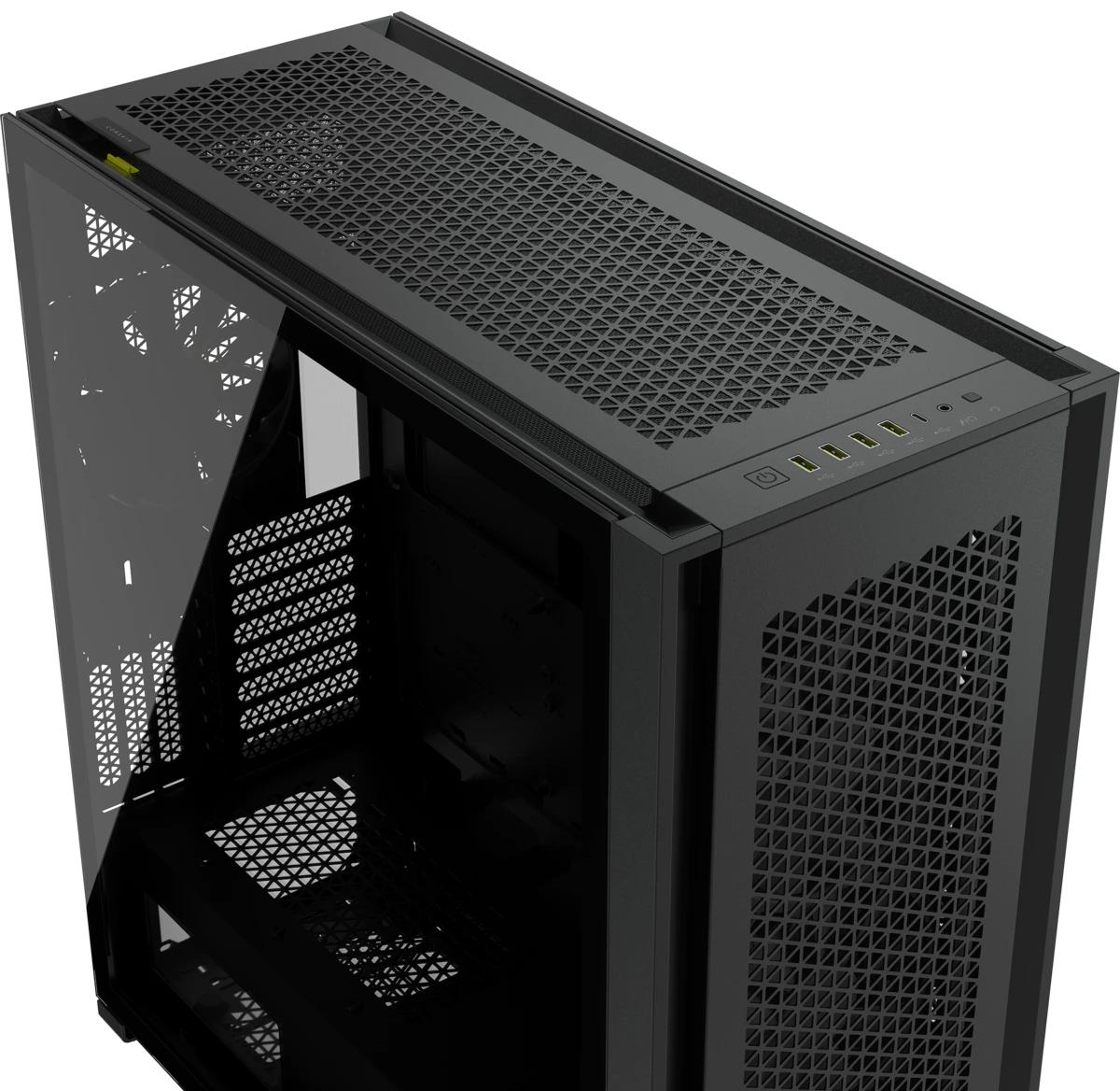 Кутия Corsair 7000D Airflow Full Tower, Tempered Glass, Черна-3