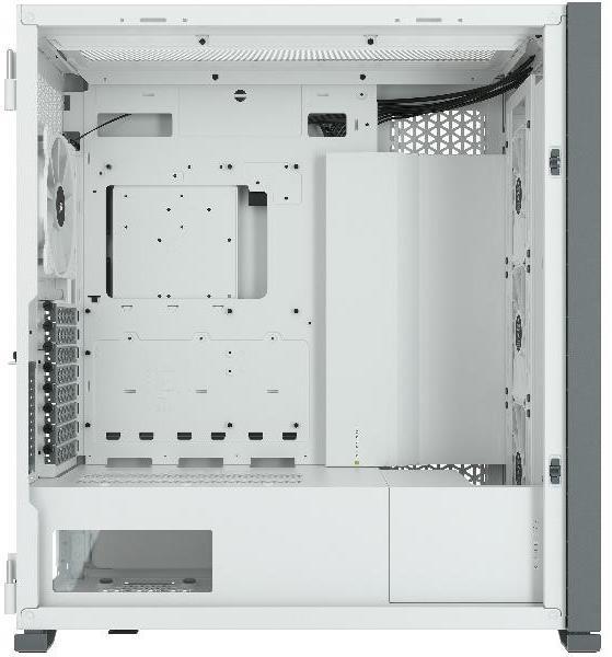 Кутия Corsair iCUE 7000X RGB Full Tower, Tempered Glass, Бяла-4